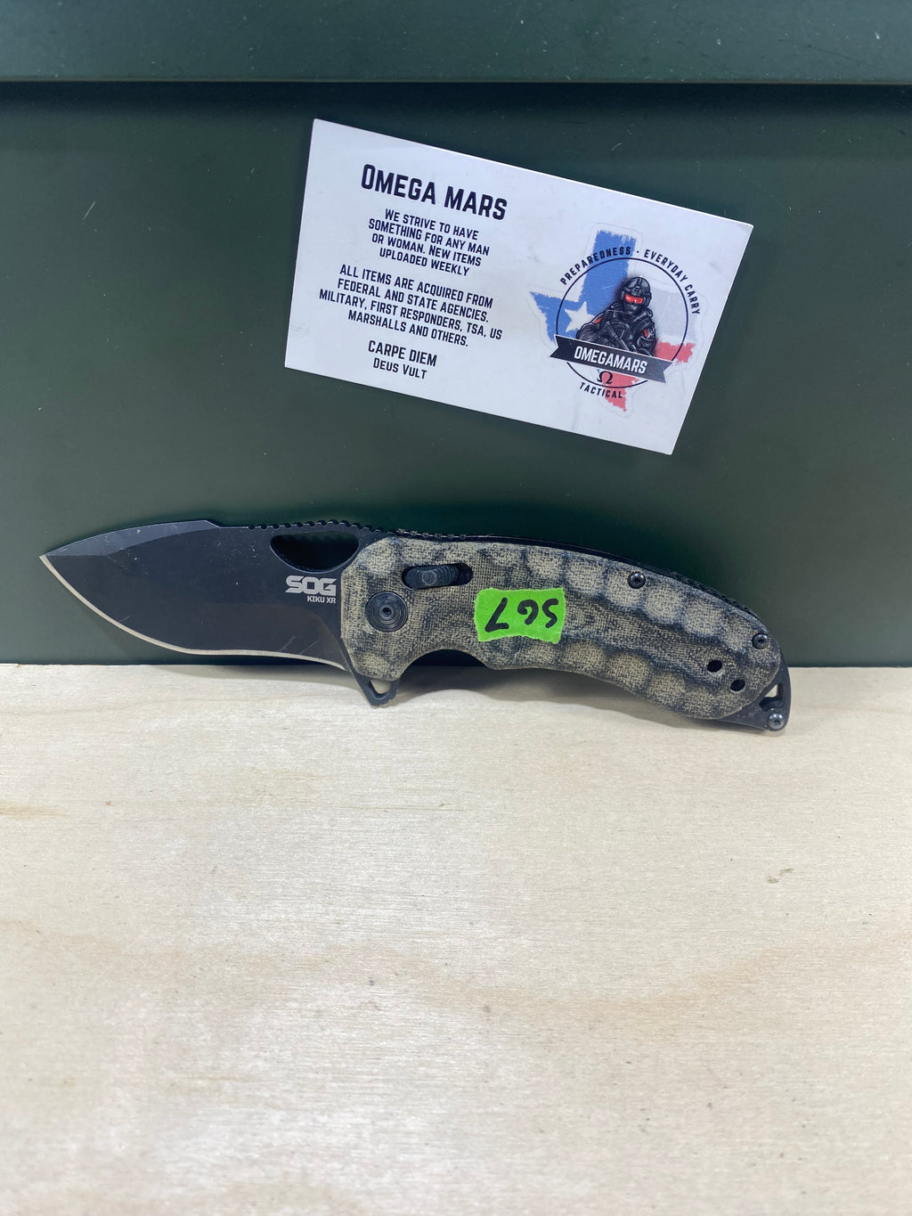 SOG Kiku XR #SG7. Light Usage. Resharpened.