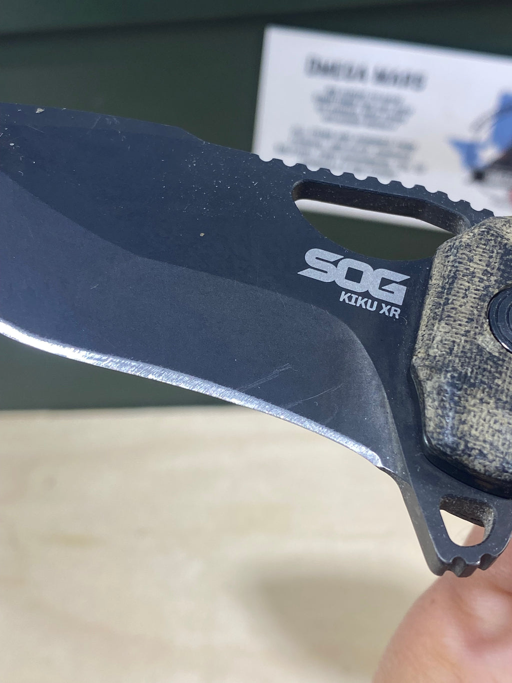 SOG Kiku XR #SG7. Light Usage. Resharpened.
