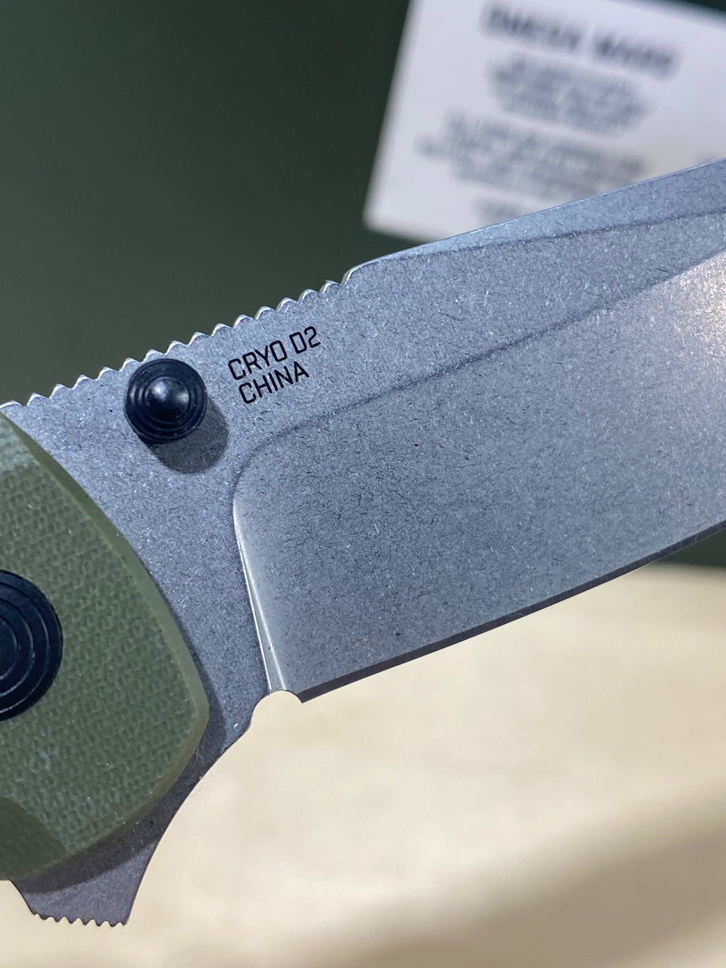SOG Terminus XR #SG8. Light Usage.