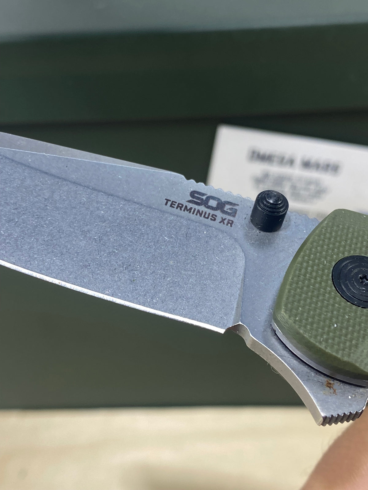 SOG Terminus XR #SG8. Light Usage.