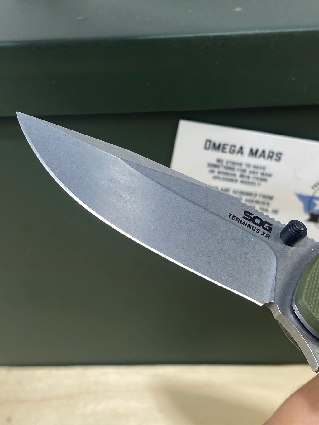 SOG Terminus XR #SG8. Light Usage.