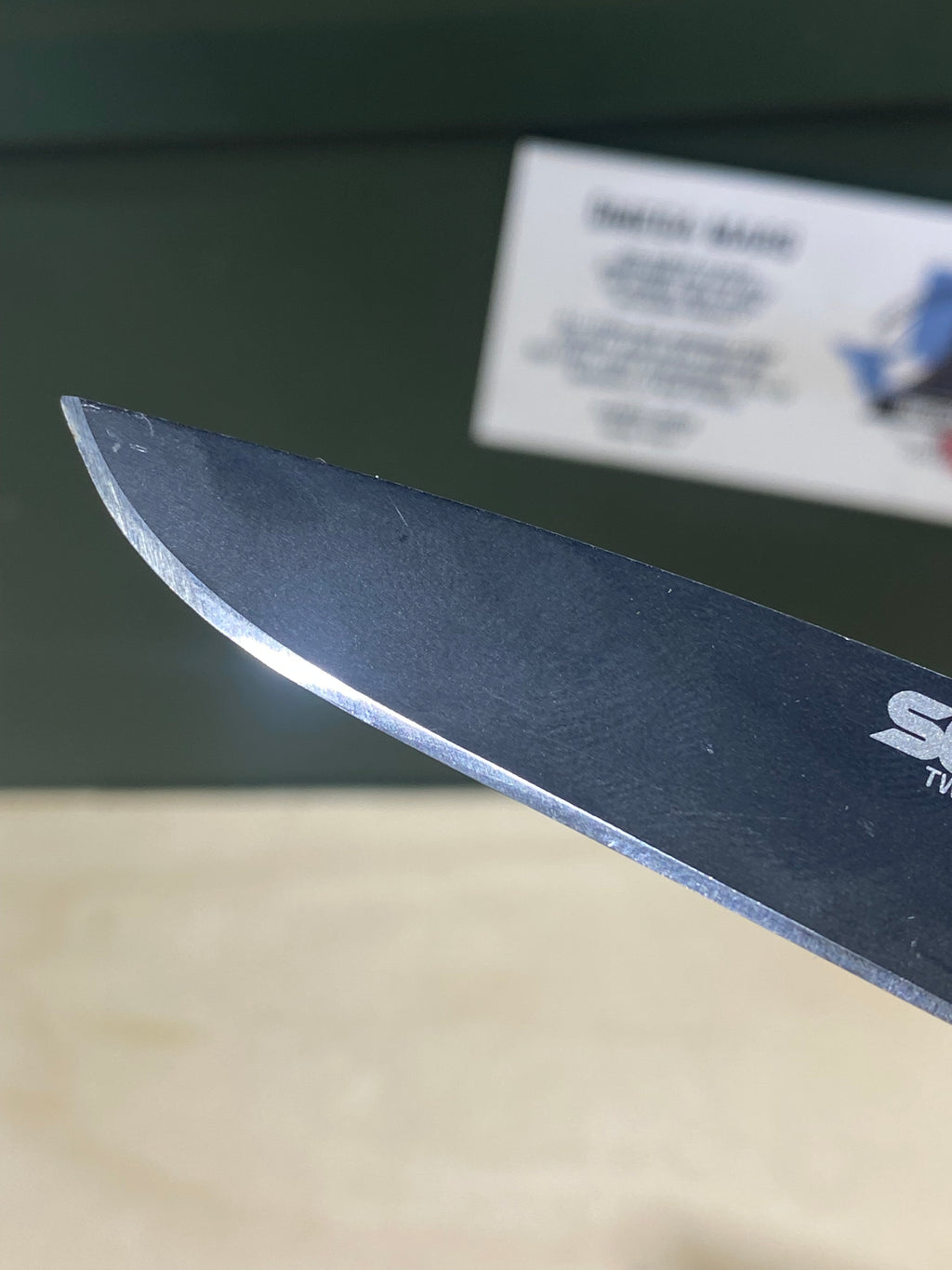 SOG Twitch II A/O #SG10. Light Usage. Resharpened.