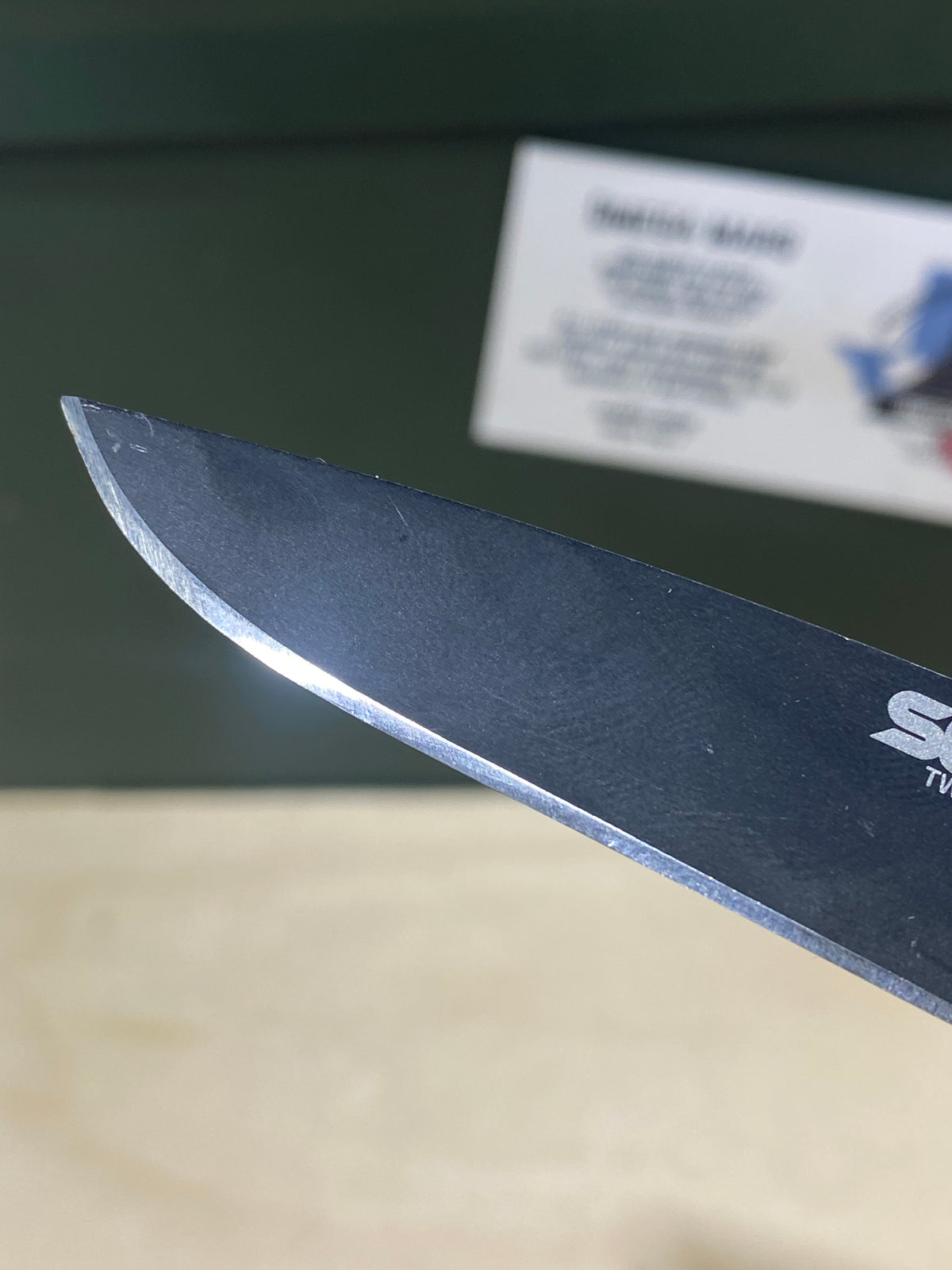 SOG Twitch II A/O #SG10. Light Usage. Resharpened.