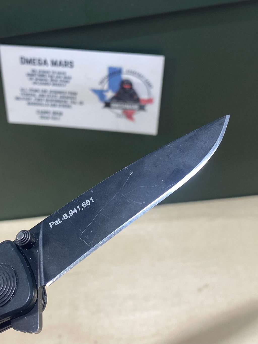 SOG Twitch II A/O #SG10. Light Usage. Resharpened.