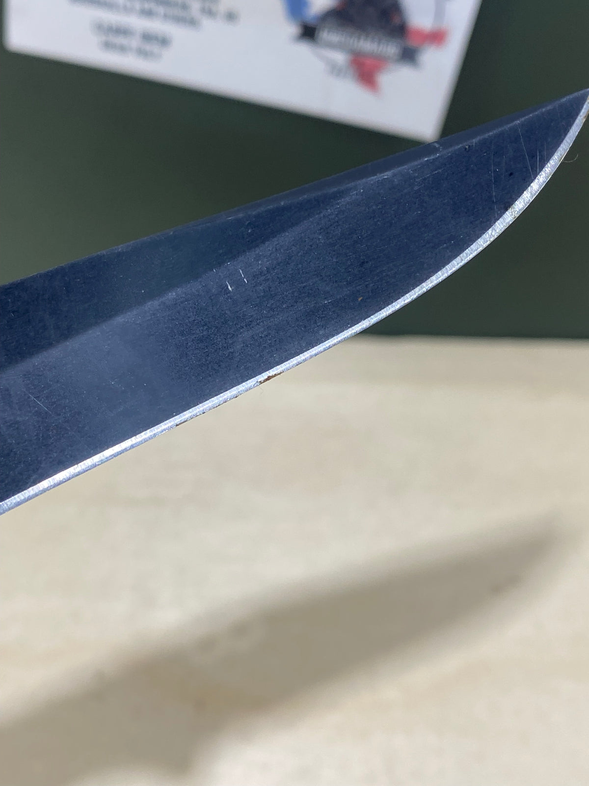 SOG Salute Mini #SG12.  Light Usage. Little dirty. Resharpened.