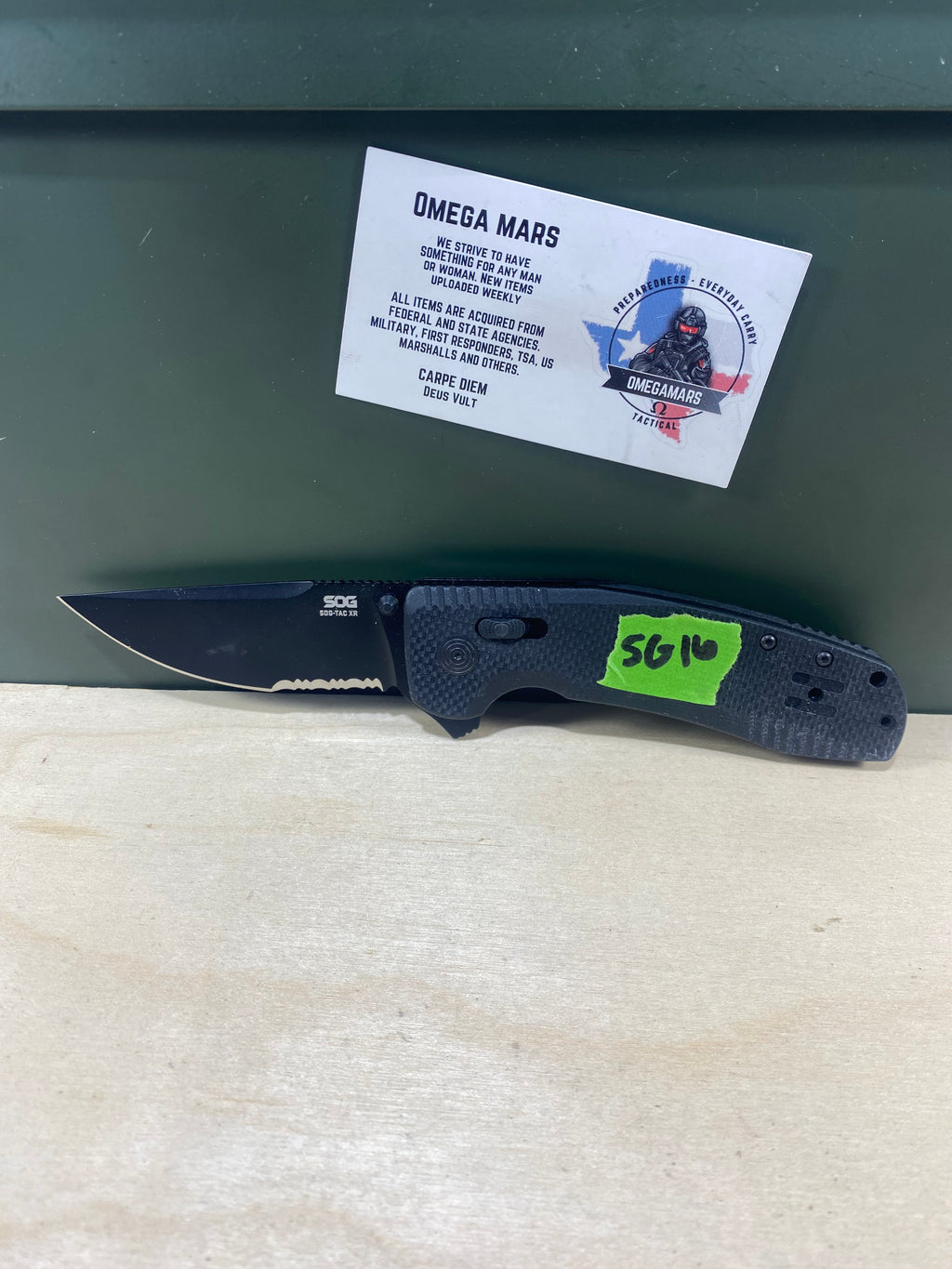 SOG Tac XR #SG16. Light Usage. Great conditions.