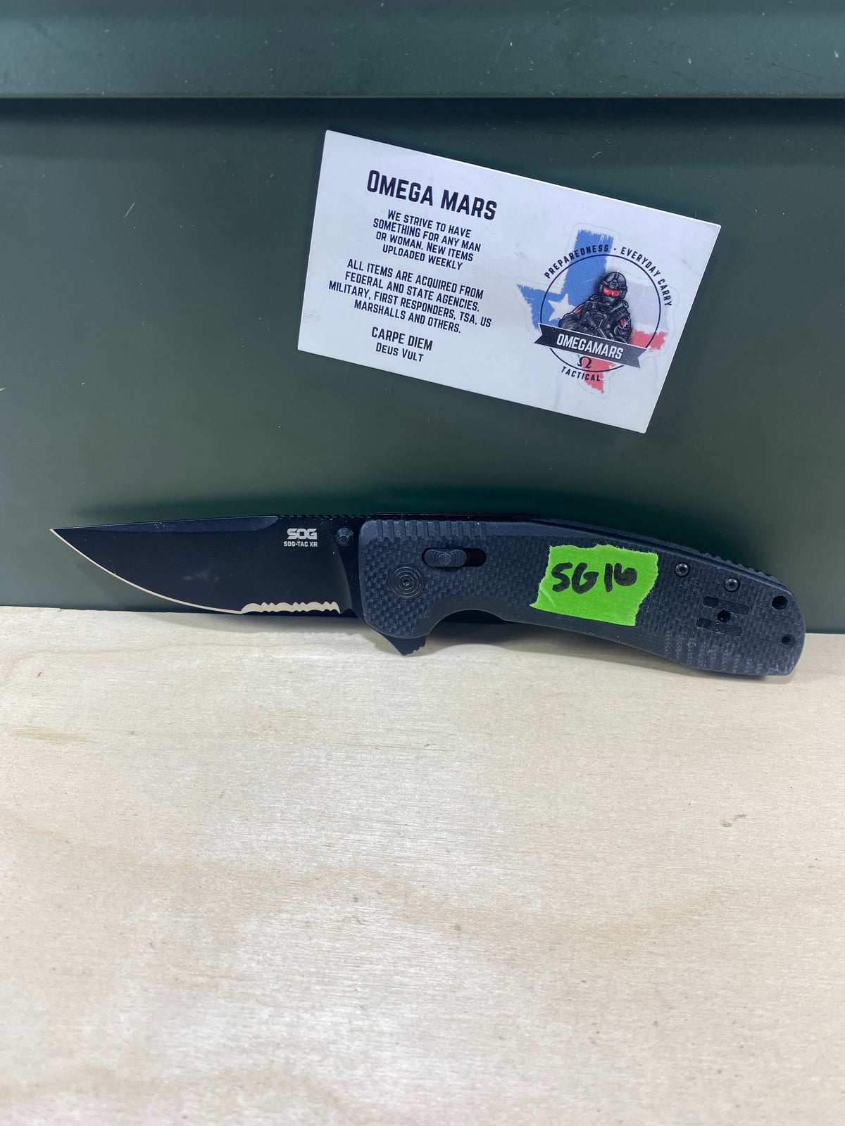 SOG Tac XR #SG16. Light Usage. Great conditions.