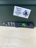 SOG Trident A/O #SG17. Light Usage. Dirty. Possible Rust. Chip on blade. Pocket clip little loose.