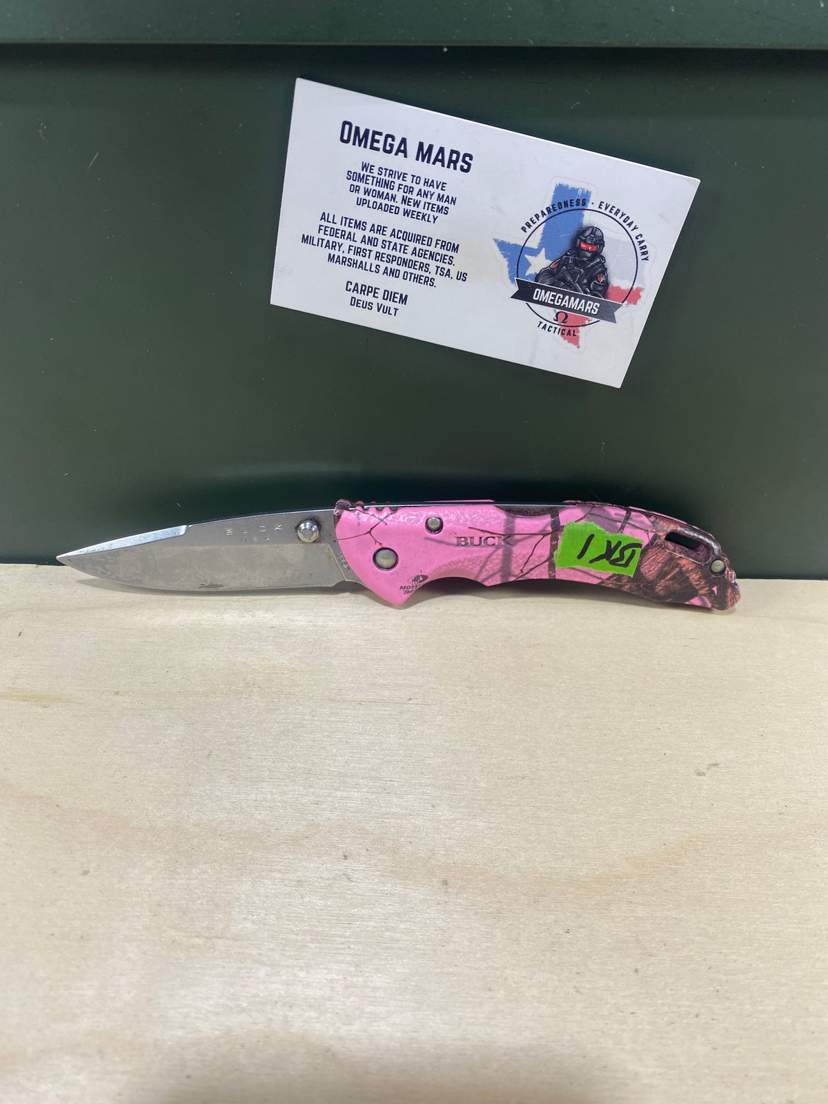 Buck 285 #BK1. Light Usage. Dirty. Resharpened.