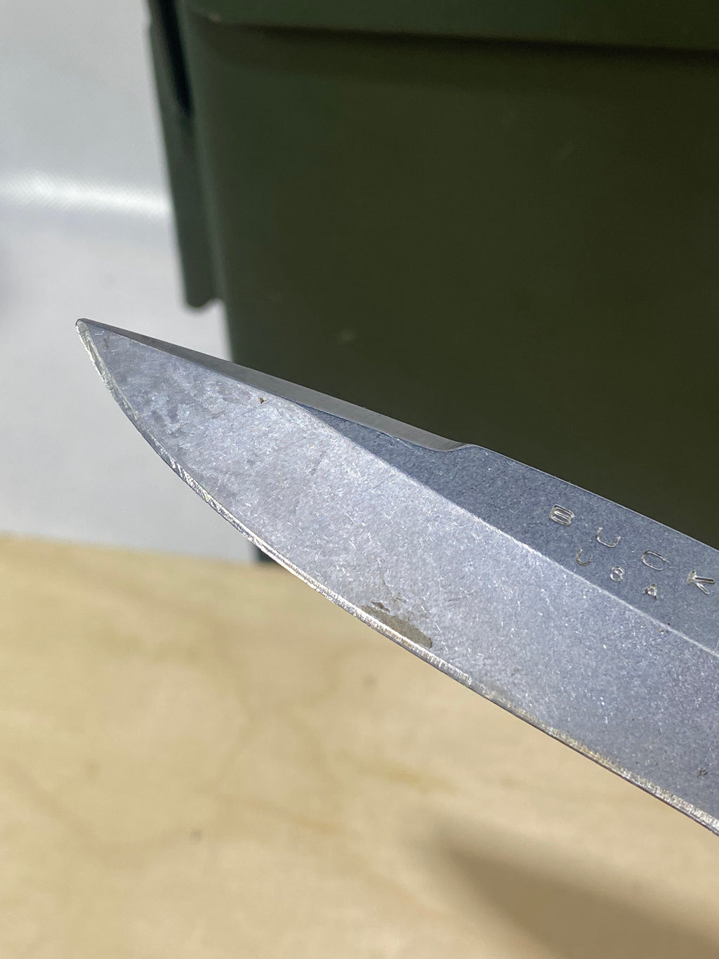 Buck 285 #BK1. Light Usage. Dirty. Resharpened.
