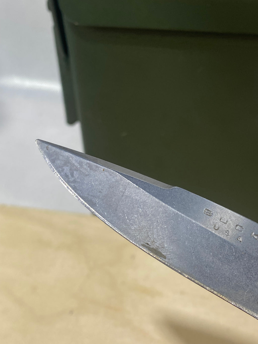 Buck 285 #BK1. Light Usage. Dirty. Resharpened.