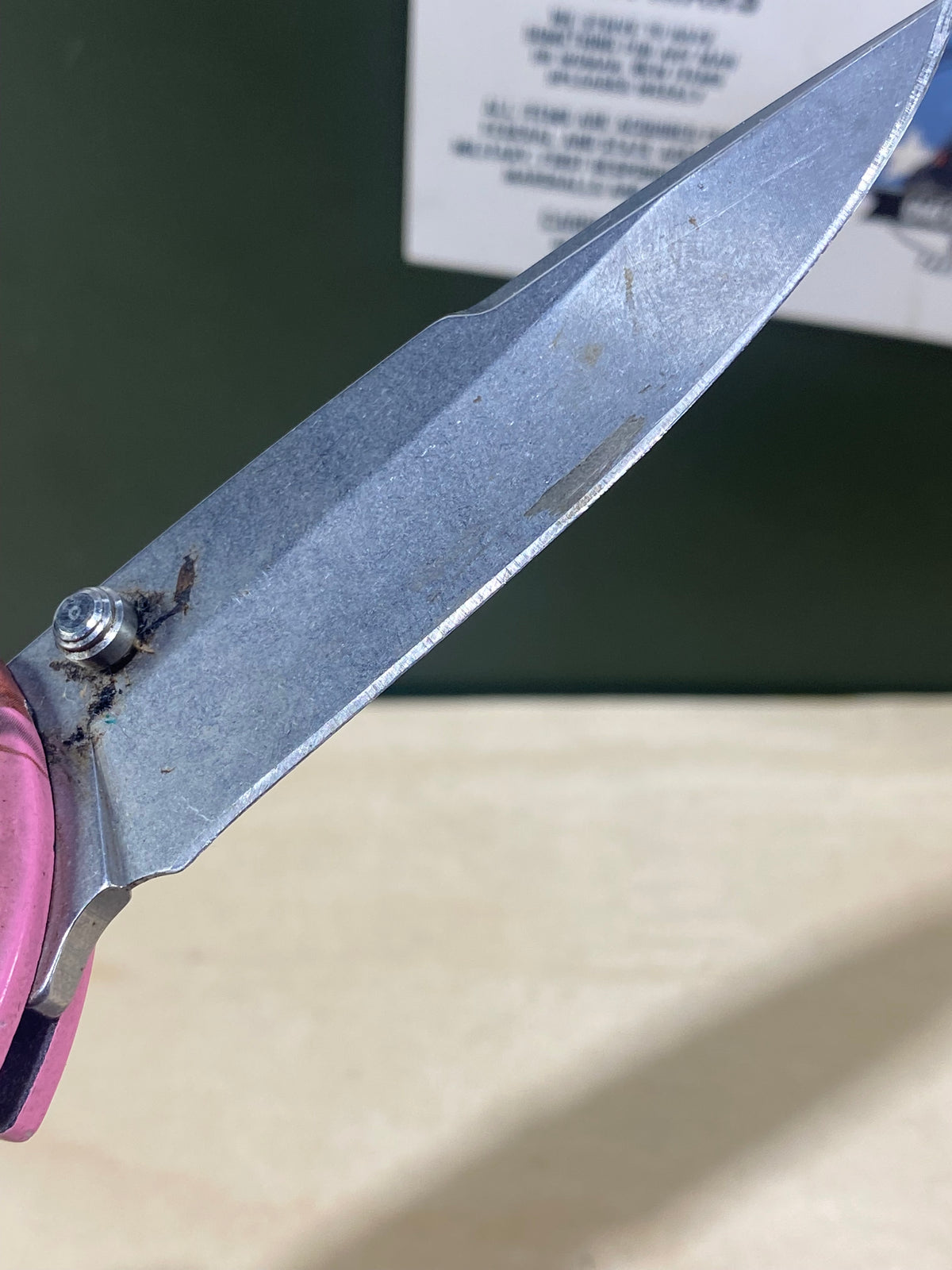 Buck 285 #BK1. Light Usage. Dirty. Resharpened.