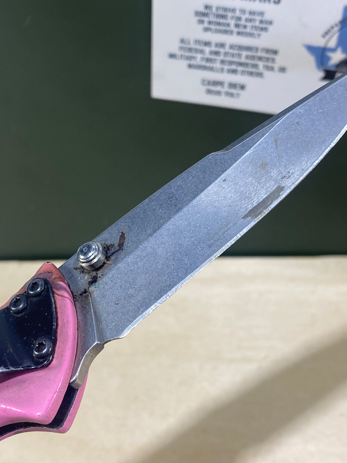 Buck 285 #BK1. Light Usage. Dirty. Resharpened.