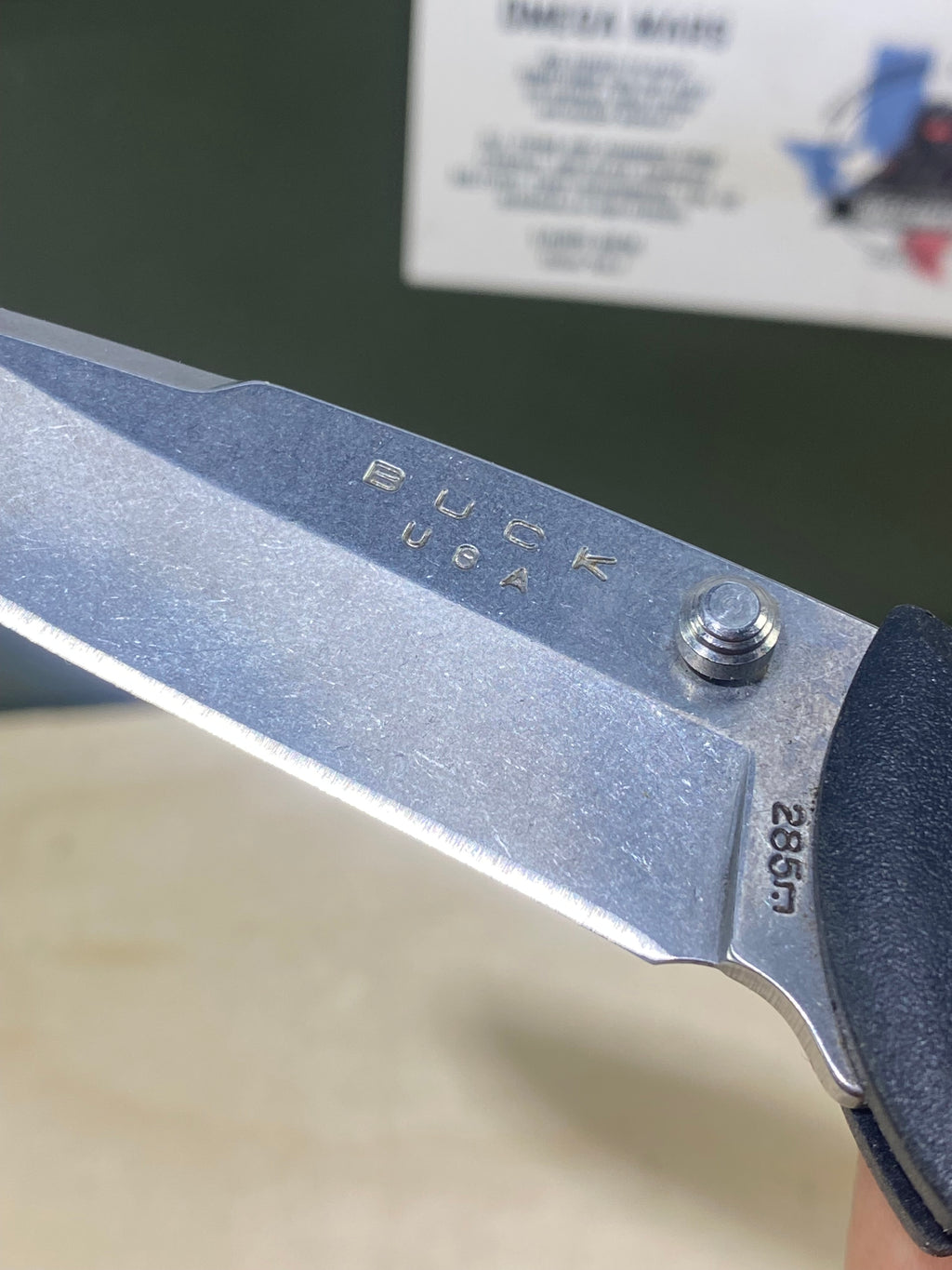 Buck 285 #BK2. Light Usage.