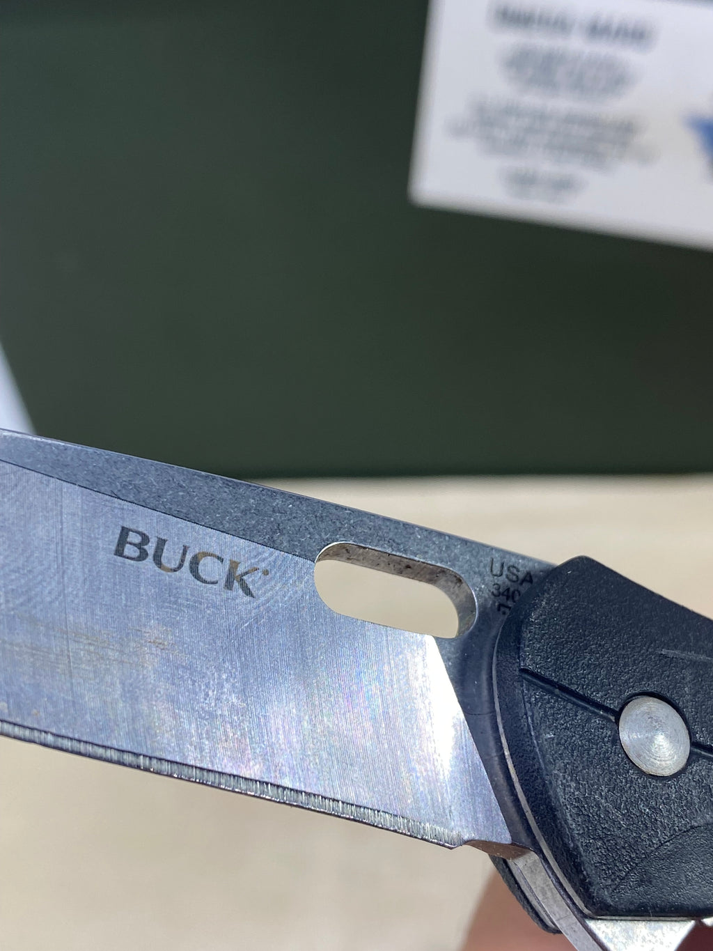 Buck 340 #BK3. Light Usage. Dings on blade.