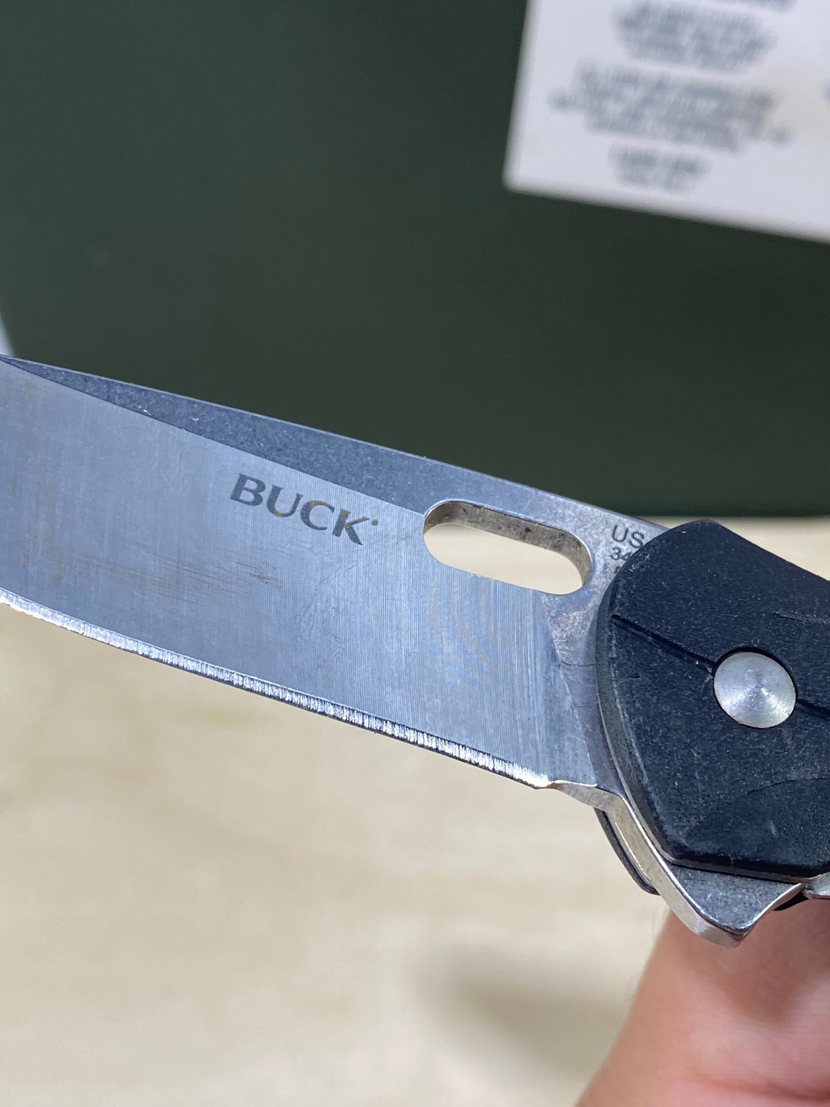 Buck 340 #BK3. Light Usage. Dings on blade.