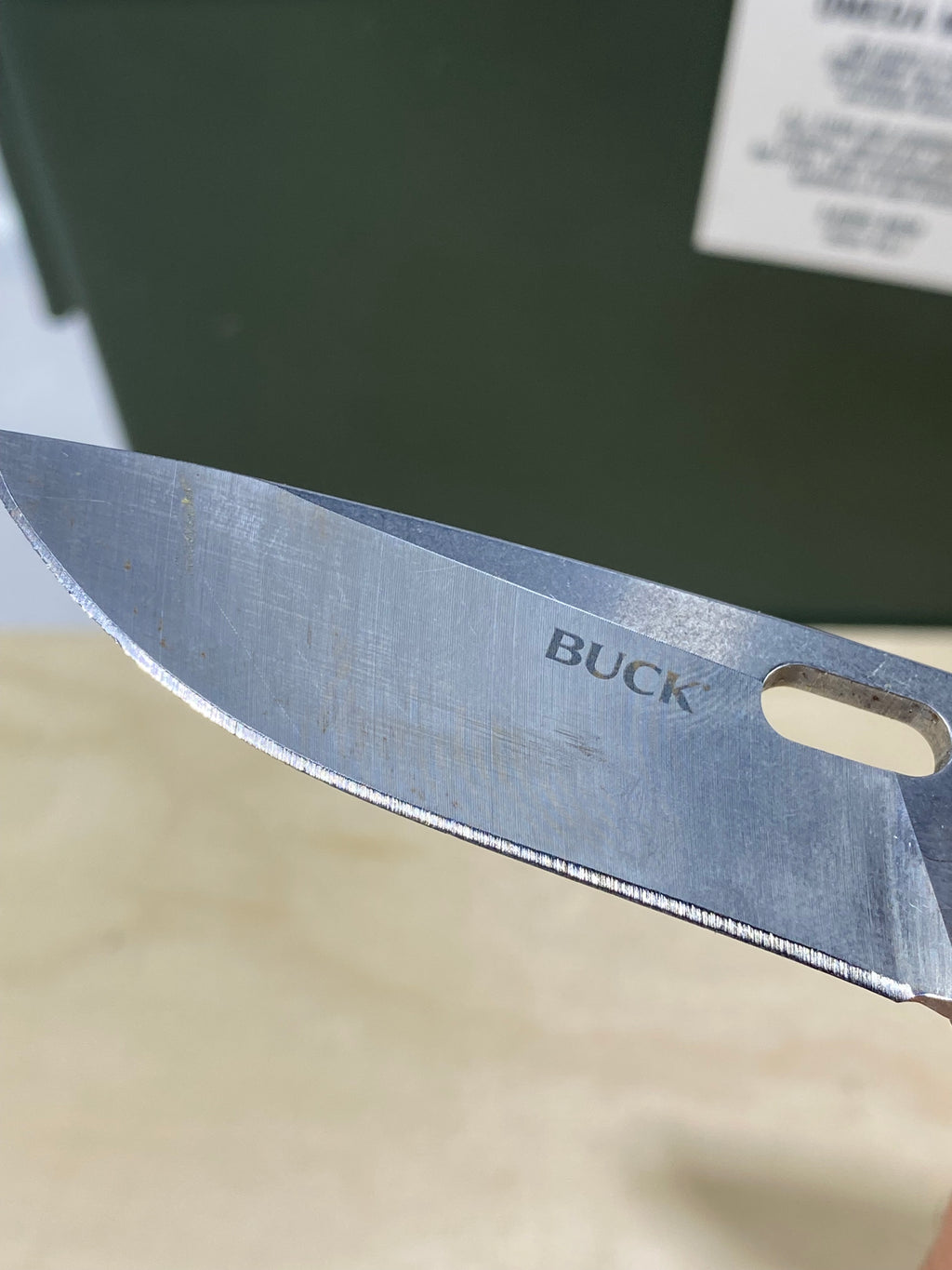 Buck 340 #BK3. Light Usage. Dings on blade.
