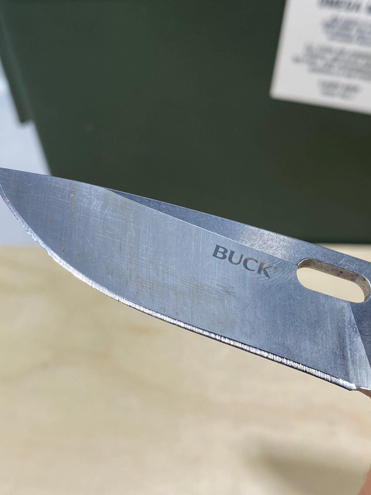 Buck 340 #BK3. Light Usage. Dings on blade.