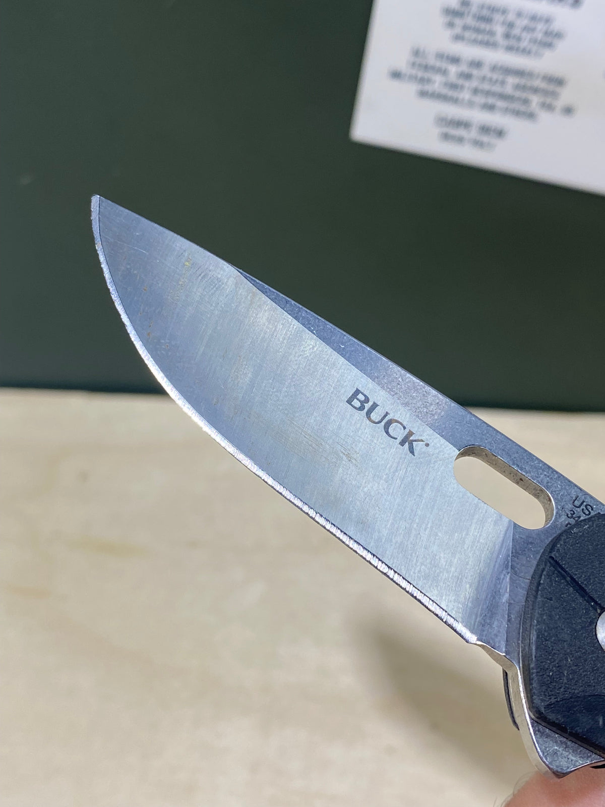 Buck 340 #BK3. Light Usage. Dings on blade.