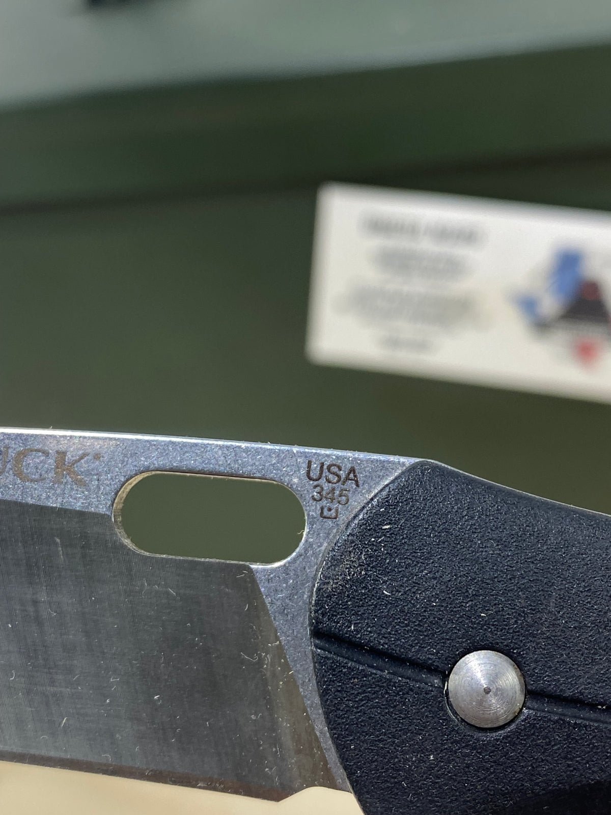 Buck 345 #BK4. Light Usage.