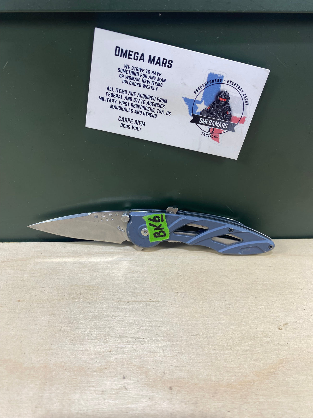 Buck 290 #BK6. Light Usage. Dings on blade.