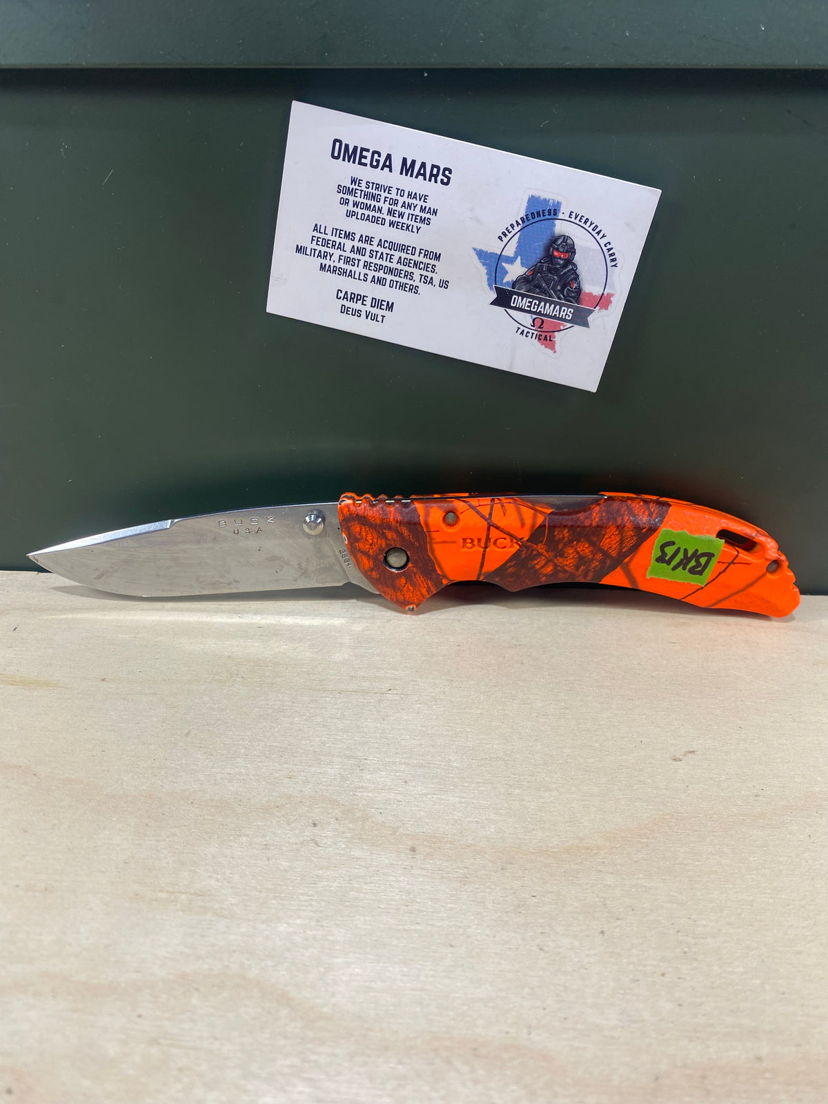 Buck 286 #BK13. Light Usage. Resharpened.