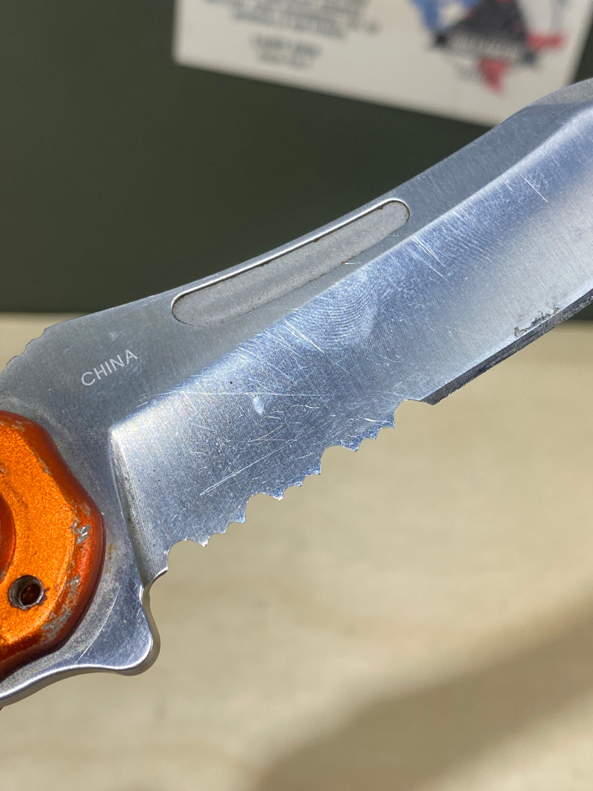 Buck 770 #BK15. Light Usage. Dirty. Resharpened.