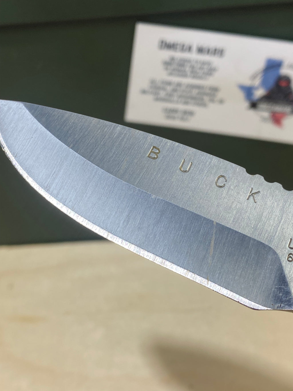 Buck 673 #BK16.  Light Usage. Dings on blade.