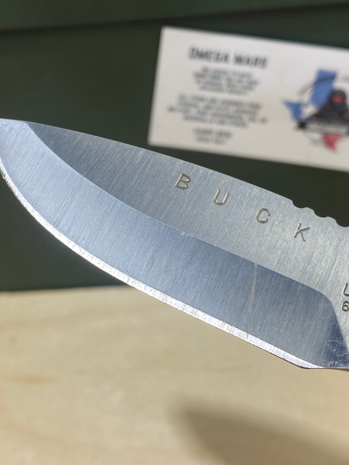 Buck 673 #BK16.  Light Usage. Dings on blade.