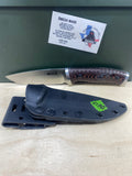 Buck 863 #BK17. Light Usage. Resharpened. Sheath broken.