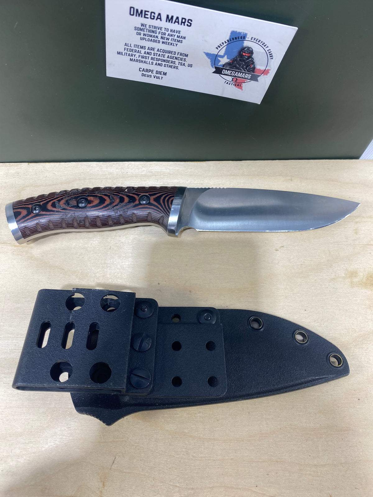 Buck 863 #BK17. Light Usage. Resharpened. Sheath broken.