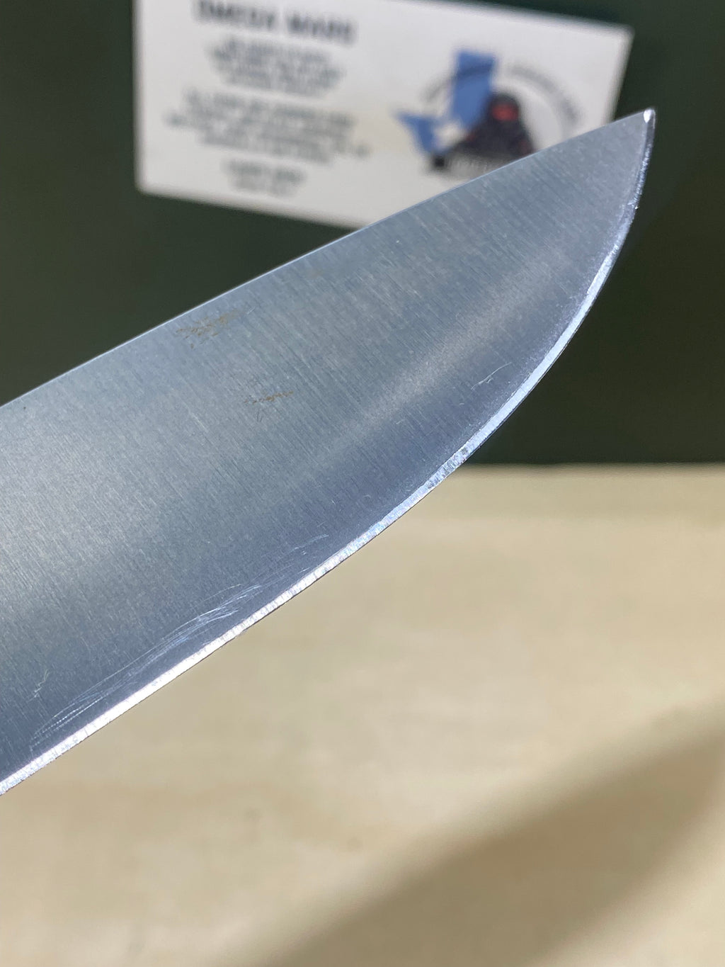 Buck 863 #BK17. Light Usage. Resharpened. Sheath broken.