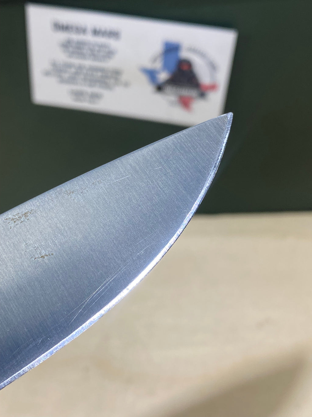Buck 863 #BK17. Light Usage. Resharpened. Sheath broken.