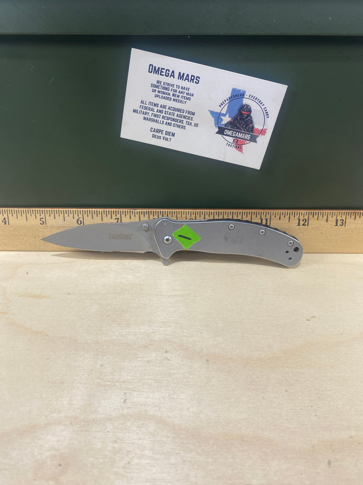 Kershaw Zing 1730SS #1. Light Usage. Possible rust.