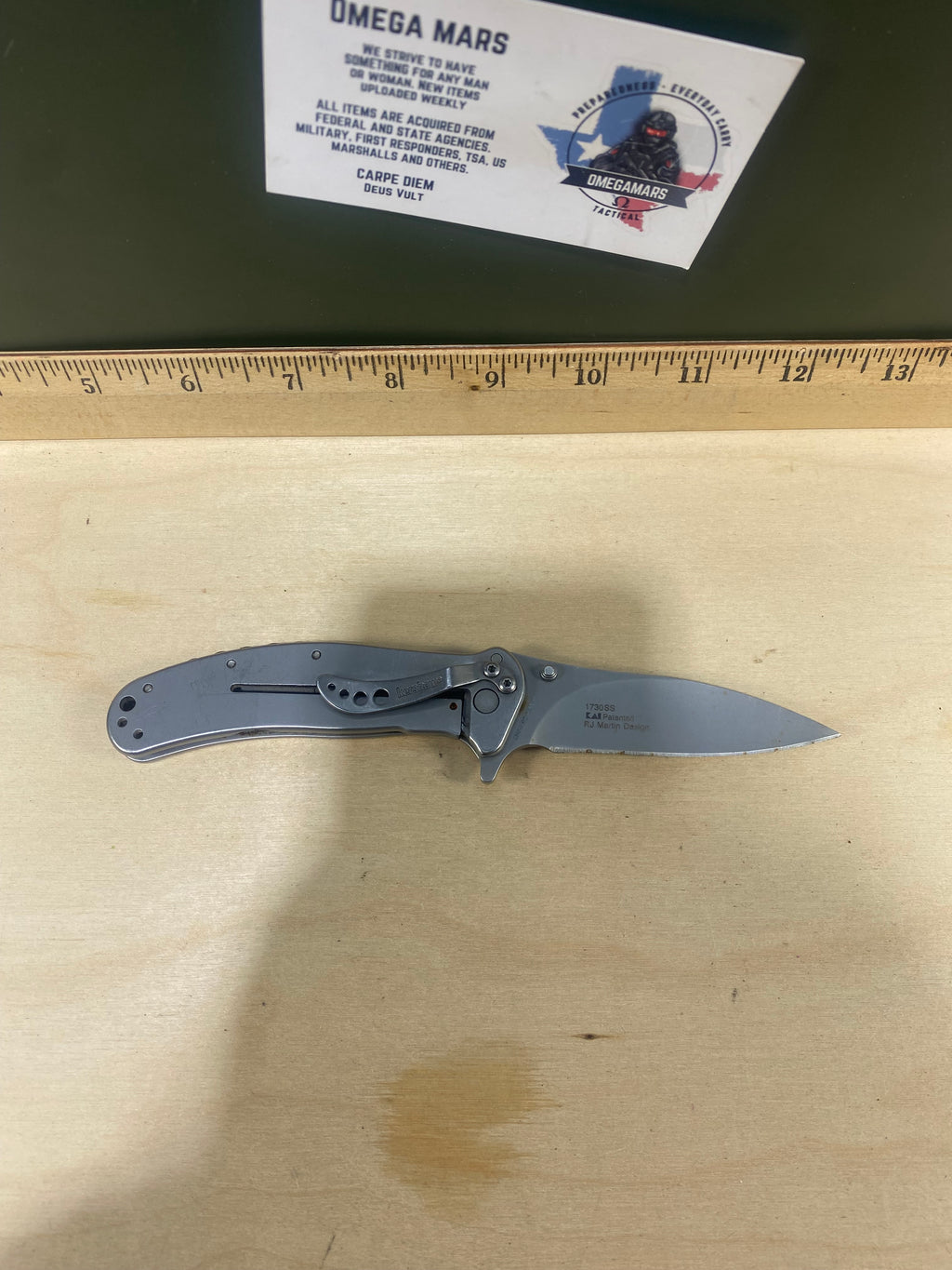 Kershaw Zing 1730SS #1. Light Usage. Possible rust.