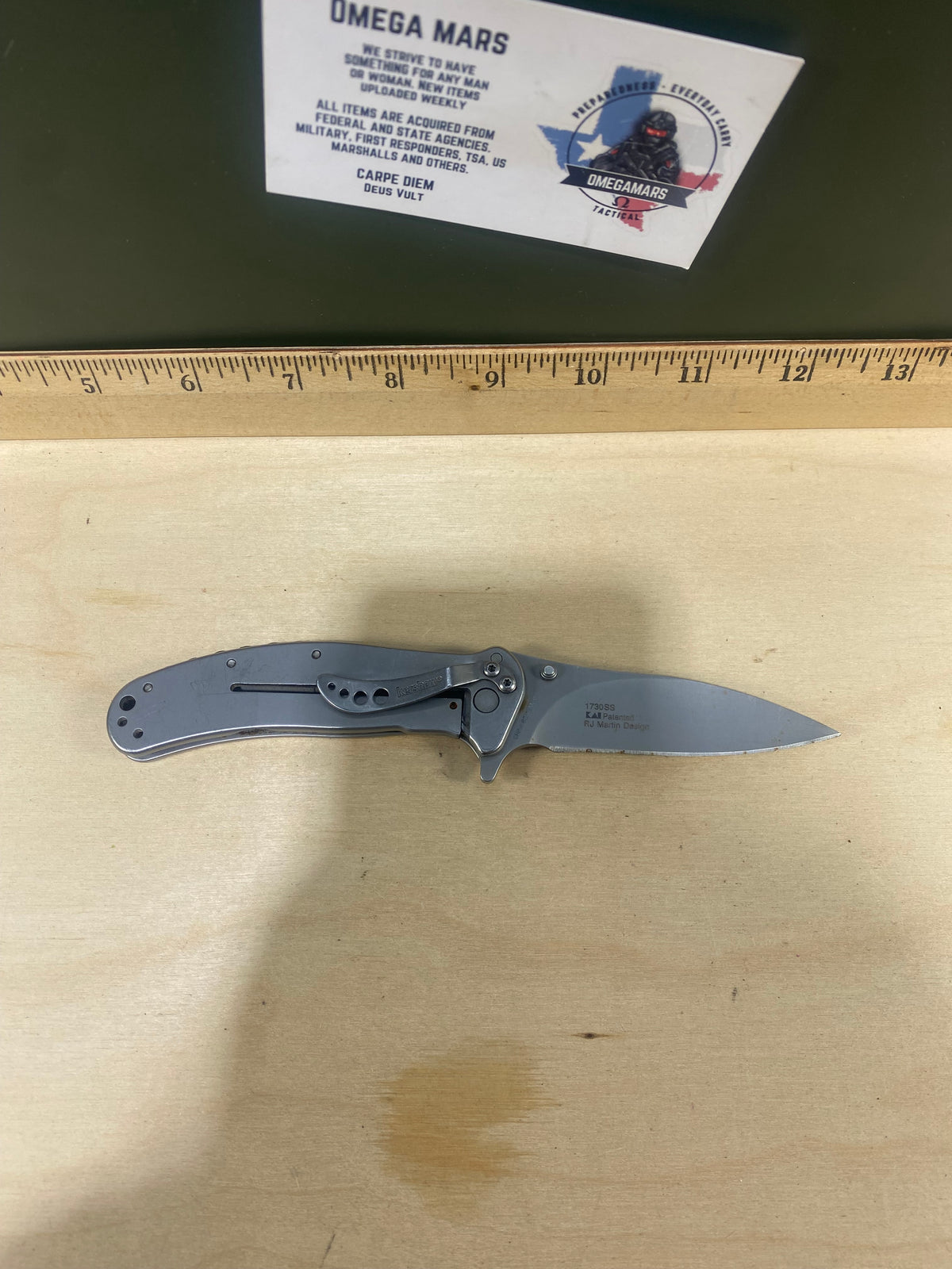 Kershaw Zing 1730SS #1. Light Usage. Possible rust.