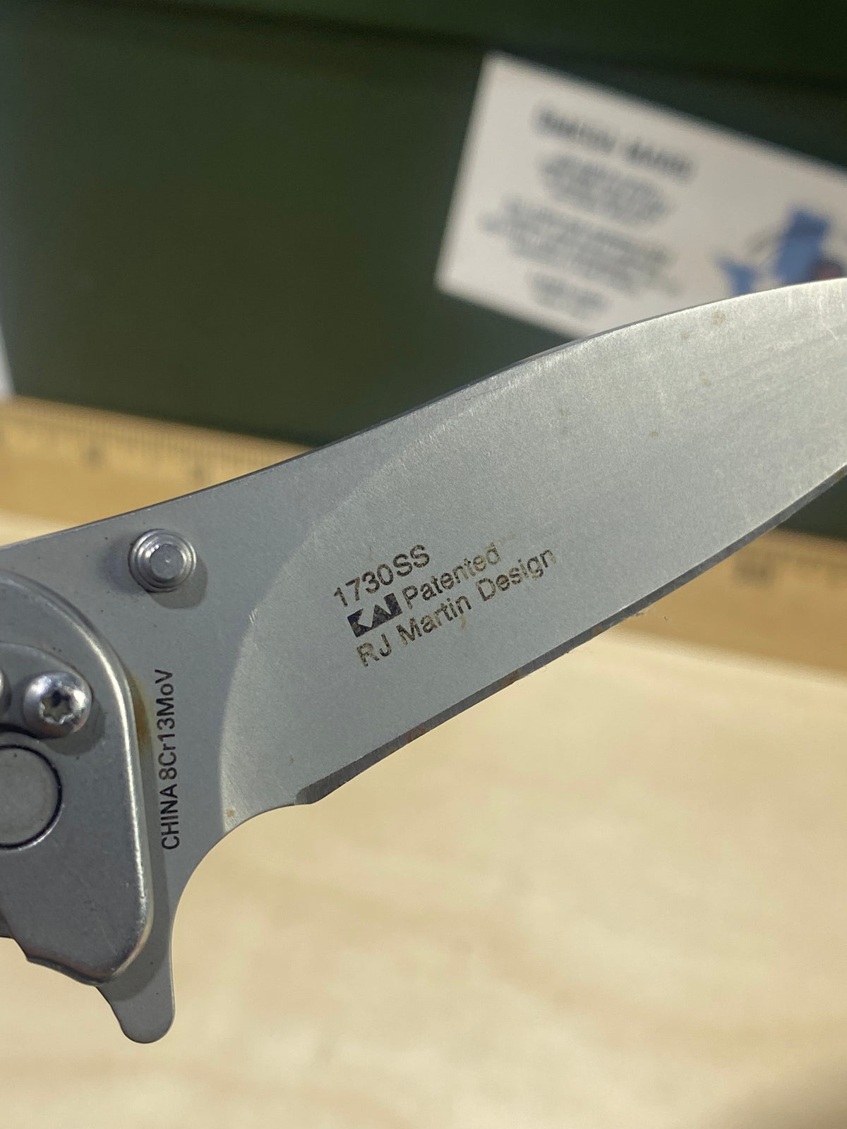 Kershaw Zing 1730SS #1. Light Usage. Possible rust.