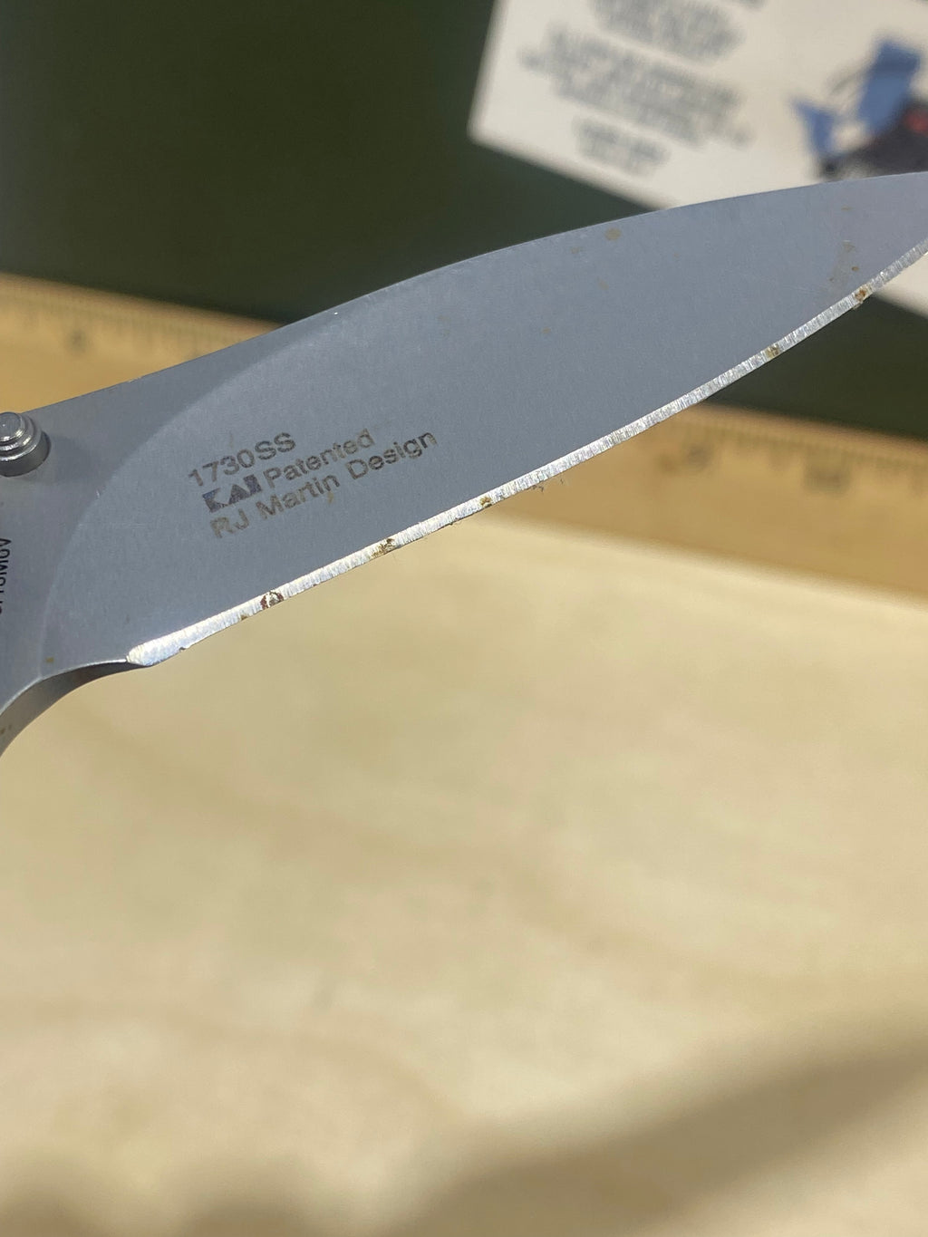 Kershaw Zing 1730SS #1. Light Usage. Possible rust.