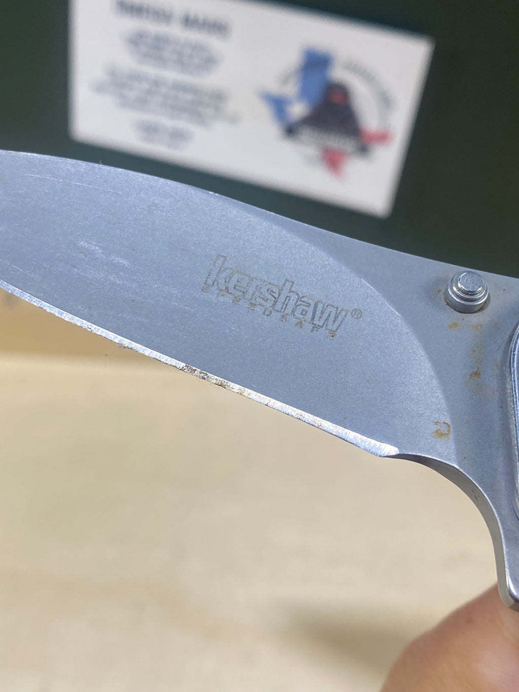 Kershaw Zing 1730SS #1. Light Usage. Possible rust.
