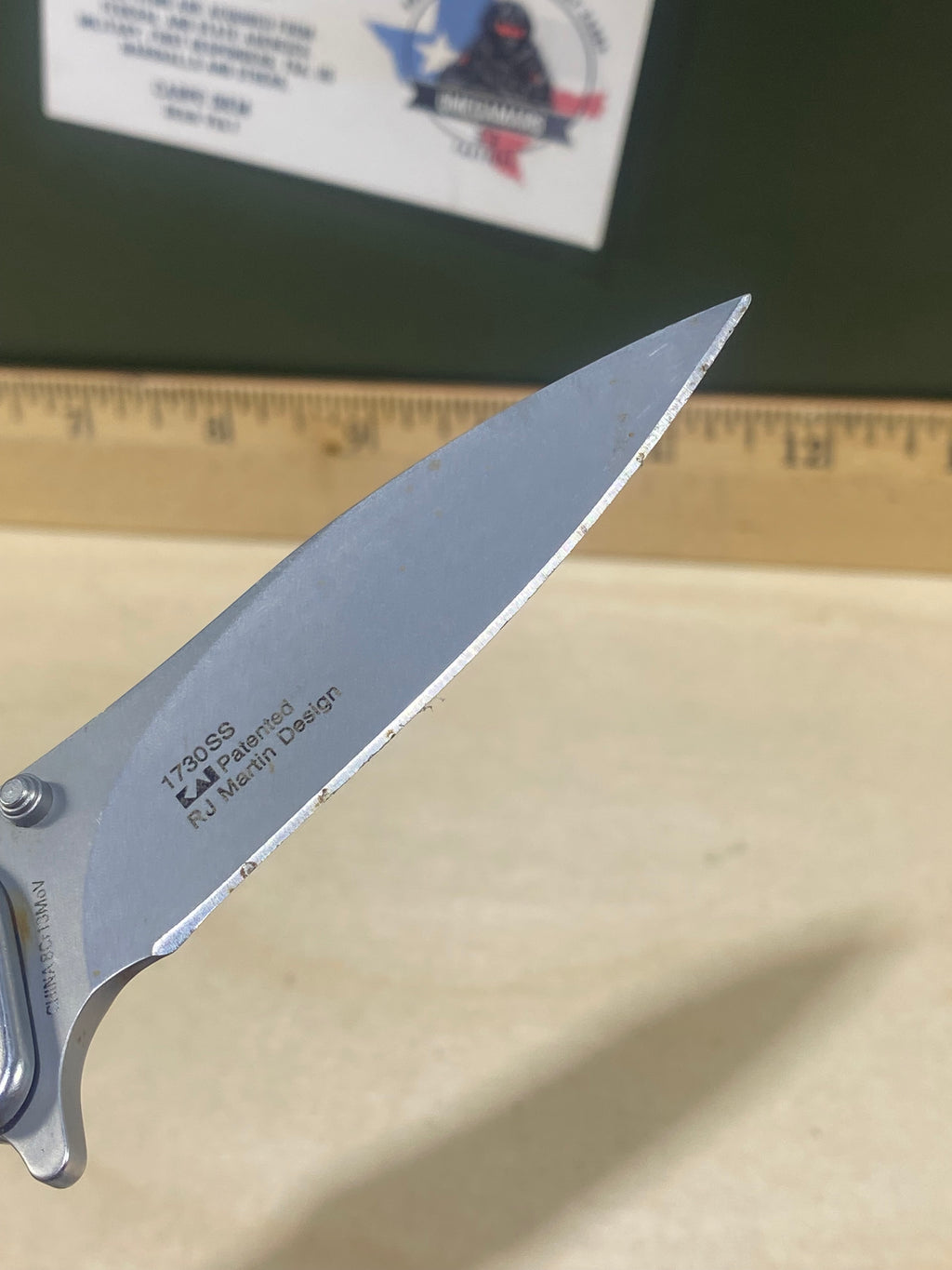 Kershaw Zing 1730SS #1. Light Usage. Possible rust.