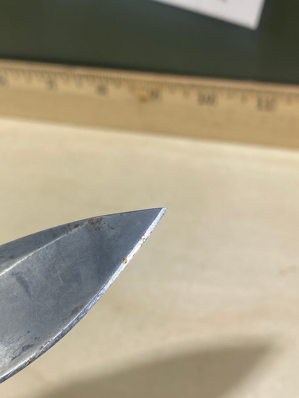 Kershaw Cryo II 1556TI #19. Light Usage. Possible rust. Resharpened. Dings on blade.