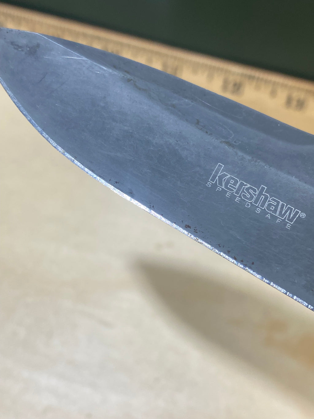 Kershaw Cryo II 1556TI #19. Light Usage. Possible rust. Resharpened. Dings on blade.