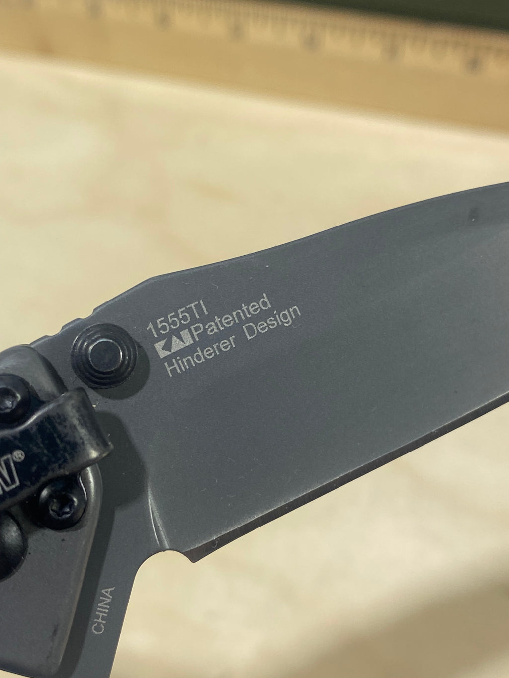 Kershaw Cryo 1555TI #20. Light Usage.