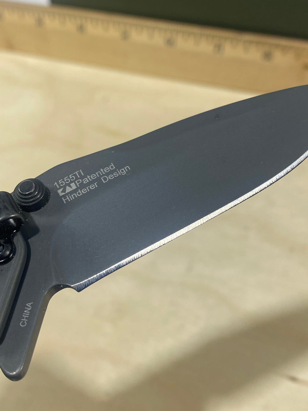 Kershaw Cryo 1555TI #20. Light Usage.