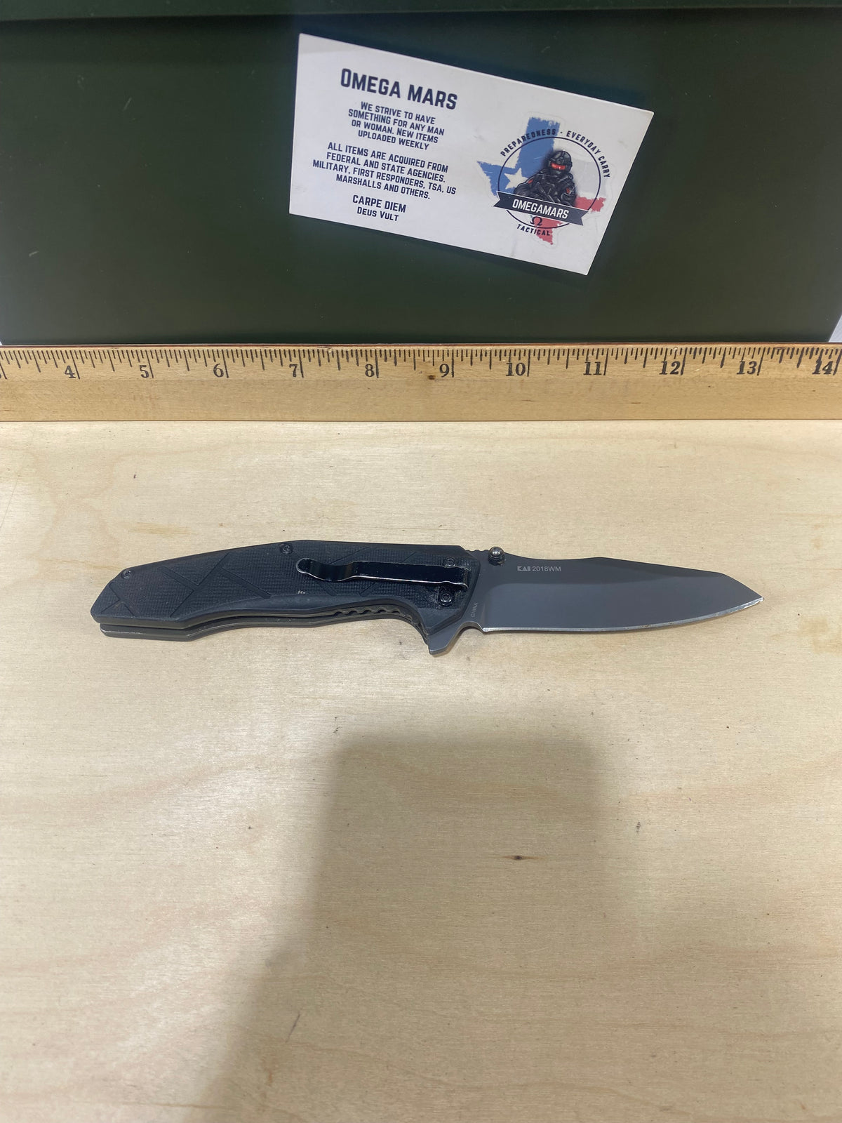 Kershaw 2018WM #23. Light Usage. Dirty. Dings on blade.