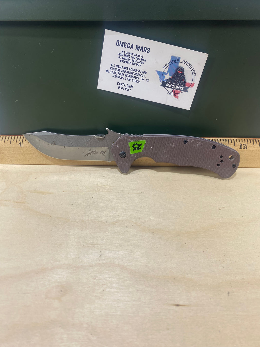 Kershaw CQC-11K 6031D2 #25. Light Usage. Little dirty.