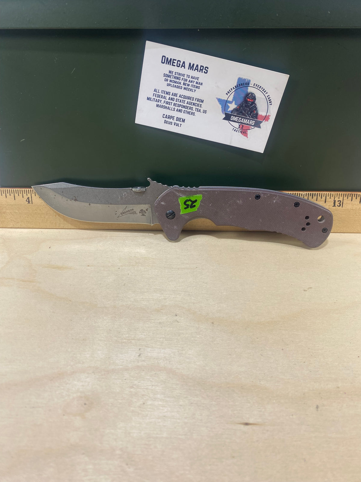 Kershaw CQC-11K 6031D2 #25. Light Usage. Little dirty.