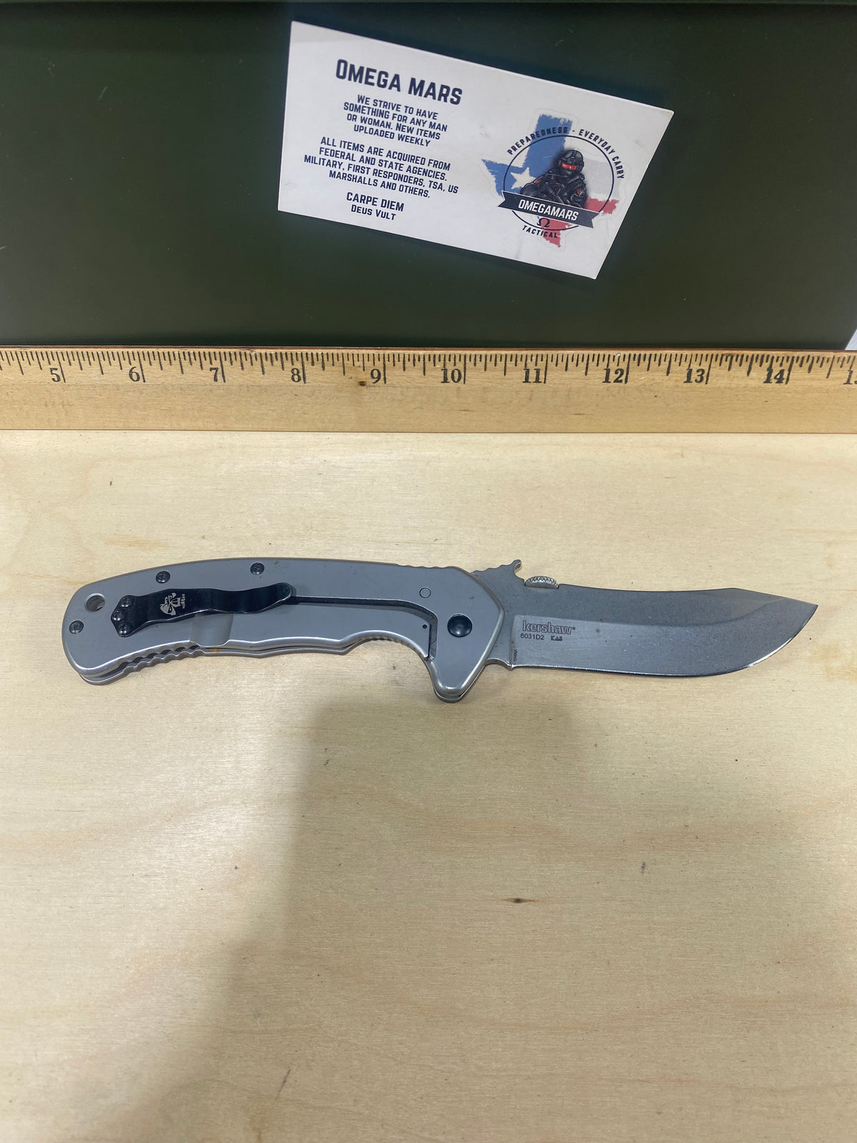 Kershaw CQC-11K 6031D2 #25. Light Usage. Little dirty.