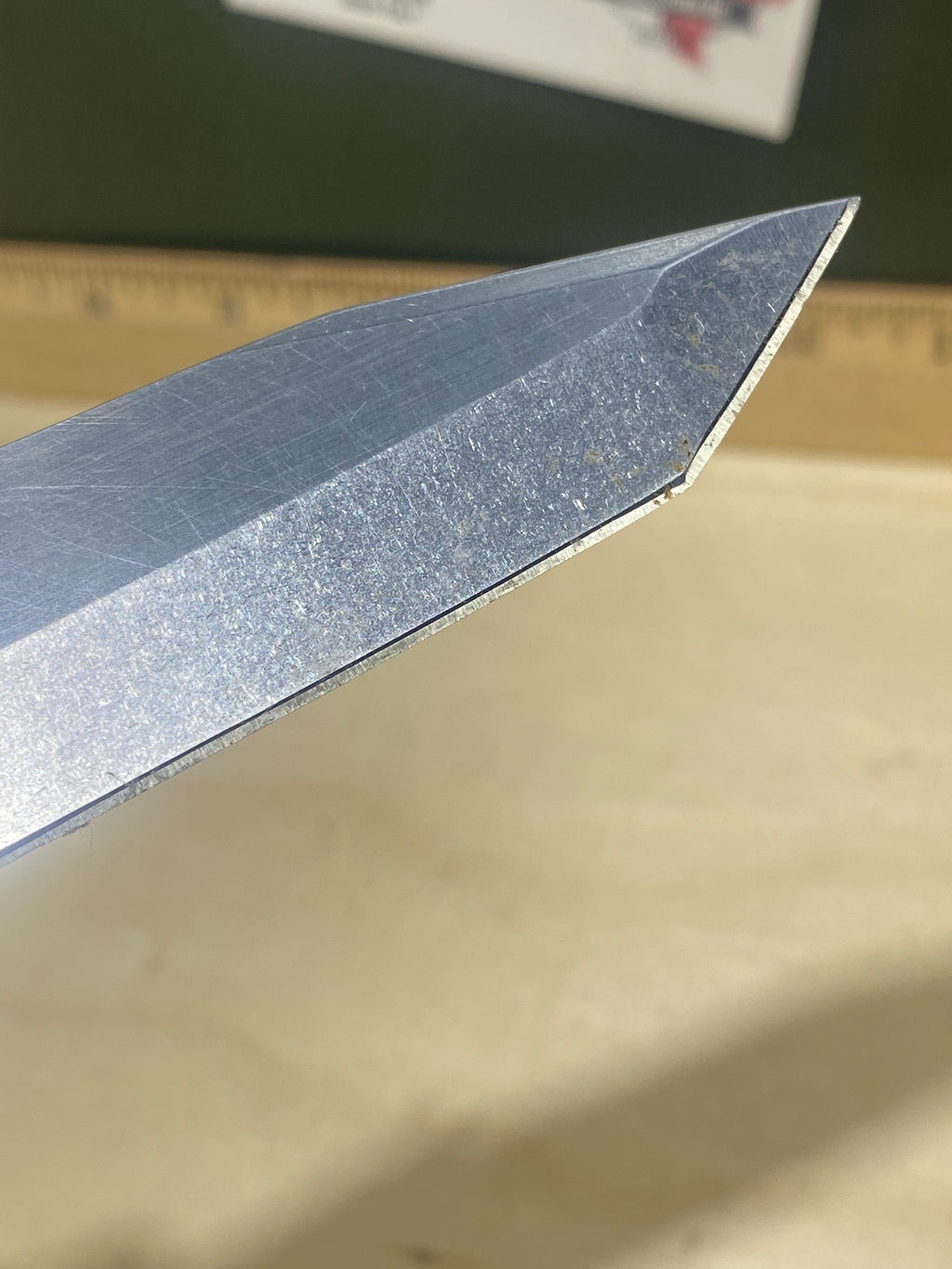 Kershaw CQC-7K 6034T #27. Light Usage. Ding on blade.