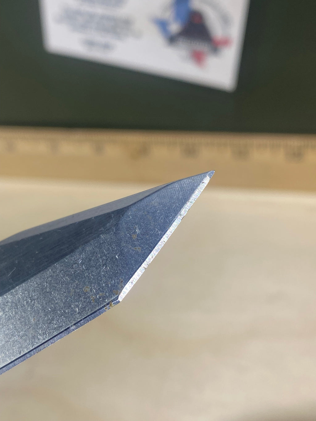 Kershaw CQC-7K 6034T #27. Light Usage. Ding on blade.